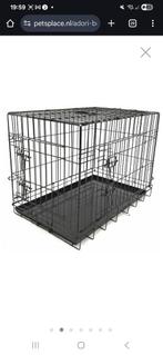 Adori Bench 2-Deurs De Luxe Zwart - Hondenbench - 107x71x78, Dieren en Toebehoren, Ophalen, Zo goed als nieuw