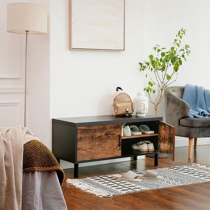 Schoenenkast Met Deur-100 x 35 x 50 cm, Huis en Inrichting, Kasten | Schoenenkasten, Nieuw, Ophalen of Verzenden