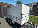 Saris gesloten geremde tandemasser aanhanger met slot 2000kg, Auto diversen, Ophalen, Gebruikt