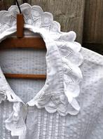 Oude blouse +- mt40-42 mooie kanten details Miekje, Antiek en Kunst, Ophalen of Verzenden