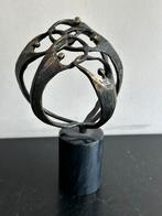 Brons beeldje Samenwerking Corry Ammerlaan 16.5 cm, Ophalen of Verzenden