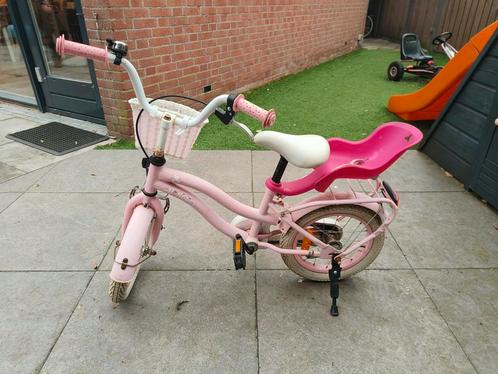 Amigo kinderfiets 14 inch roze met mandje 23cm meisjes fiets, Fietsen en Brommers, Fietsen | Kinderfietsjes, Gebruikt, Minder dan 16 inch