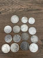 Lotje zilver, zilveren munten Mark/Lire/Schilling/Franc, Ophalen of Verzenden, Zilver