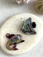 Glazen vis hangers (prijs per stuk), Sieraden, Tassen en Uiterlijk, Overige merken, Zo goed als nieuw, 4 bedels of meer, Edelsteen