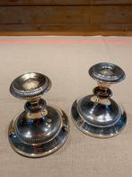 Zilverkleurige Kandelaars (Set van 2), Ophalen of Verzenden