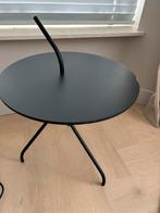 Bert Plantagie Bijzettafel - Stijlvol Design RVS zwart, 45 tot 60 cm, Minder dan 55 cm, Metaal of Aluminium, Rond