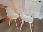 Eetkamerstoelen creme 4 stuks, Wit, Zo goed als nieuw, Vier, Ophalen
