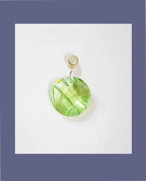 Raamornament Bamboe Groen met doos, omdoos en echtheids logo, Verzamelen, Swarovski, Zo goed als nieuw, Figuurtje, Ophalen of Verzenden