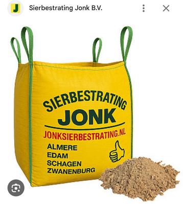 Nieuwe BigBag straatzand 1m3 ongebruikt zand tuin ophoogzand beschikbaar voor biedingen