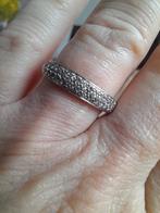 Zinzi ring zilver maat 18, Sieraden, Tassen en Uiterlijk, Ringen, Ophalen of Verzenden, Zilver, Zilver, Met strass