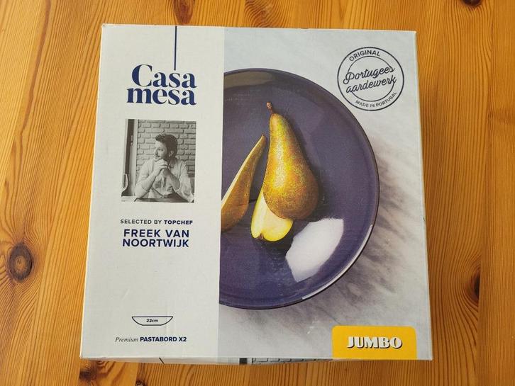 Casa Mesa Jumbo servies pastaborden 2 dozen van 2 stuks, Huis en Inrichting, Keuken | Servies, Nieuw, Bord(en), Effen, Aardewerk