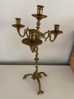 Oud Hollandse Kandelaar - 3 Armen, 50cm, Ophalen of Verzenden, Koper of Brons