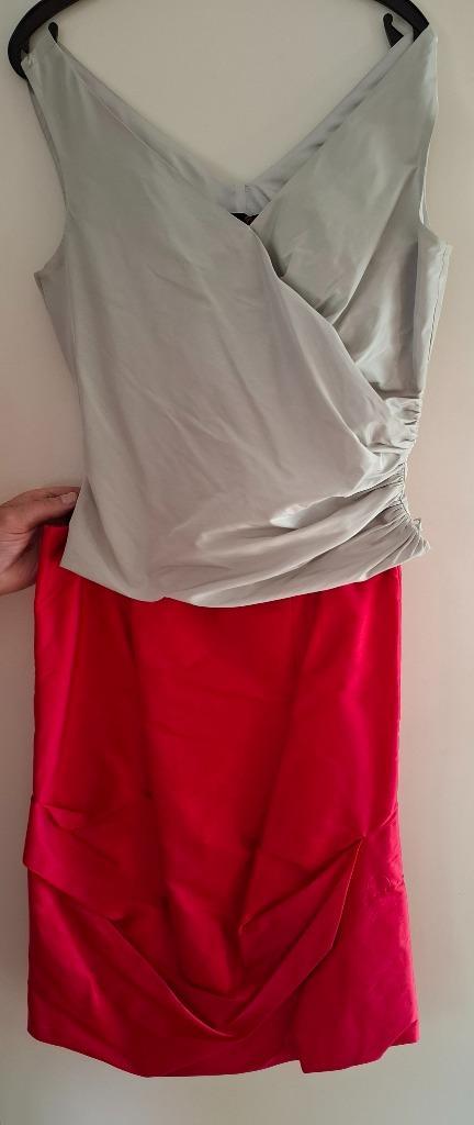 gelegenheidskleding, Kleding | Dames, Gelegenheidskleding, Zo goed als nieuw, Overige typen, Maat 38/40 (M), Rood, Ophalen