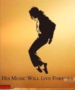 Michael Jackson muur stickervel, Ophalen of Verzenden, Nieuw