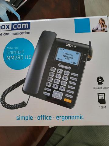 Maxcom MM28D HS - Senioren GSM - Nieuw in doos! beschikbaar voor biedingen