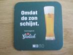 grolsch viltje: gvg 1987, Verzamelen, Biermerken, Ophalen of Verzenden, Zo goed als nieuw, Viltje(s), Grolsch
