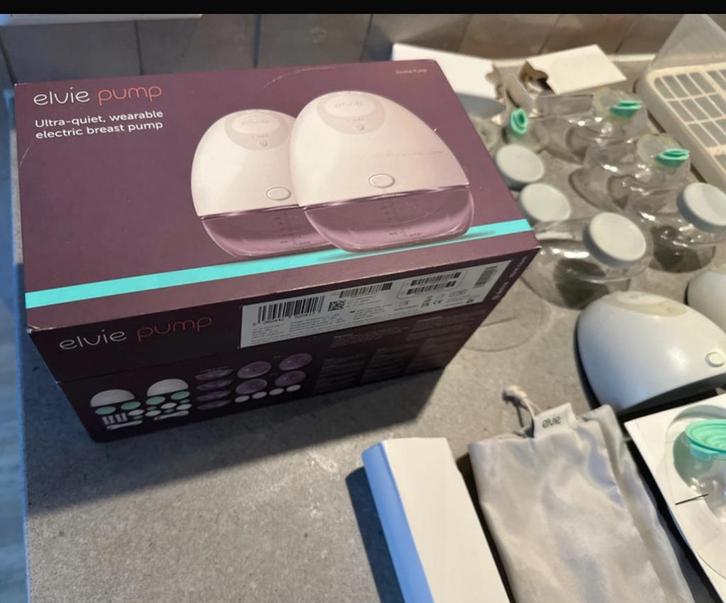 Elvie pump dubbele elektrische borstkolf, Kinderen en Baby's, Babyvoeding en Toebehoren, Zo goed als nieuw, Borstkolf, Ophalen of Verzenden