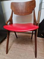 2 Arne Hovmand Olsen Vintage stoelen, Huis en Inrichting, Stoelen, Twee, Bruin, The Rebels, Damlaan 73a