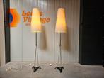 Vintage vloerlampen koppel 1950s, Ophalen, Gebruikt, Vintage, Metaal