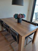 Mooie Houten Eettafel, Huis en Inrichting, Tafels | Eettafels, Eikenhout, Zo goed als nieuw, Vijf personen of meer, 150 tot 200 cm