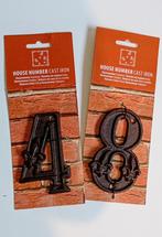 Gietijzeren Huisnummer 4 & 8, Ophalen, Nieuw