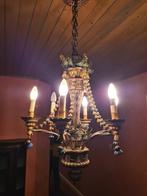 Hanglamp Italiaans met schemerlamp, Huis en Inrichting, Lampen | Hanglampen, Ophalen, Zo goed als nieuw, Italiaans, 75 cm of meer