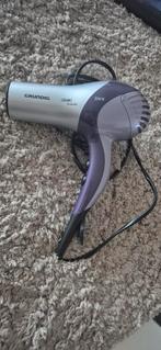 Grundig Ceramic Protection Föhn 2000W - Zilver/Paars, Ophalen of Verzenden, Gebruikt, Haarverzorging