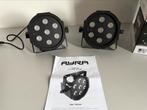 ALS NIEUW set van 2 Ayra Compar 20 RGB led spots, Ophalen of Verzenden, Zo goed als nieuw, Licht, Kleur