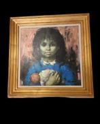 Victor Quiénen (1918-1983) meisje met pop., Antiek en Kunst, Kunst | Schilderijen | Klassiek, Ophalen