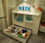 Woood huisjes bedstee, Ophalen