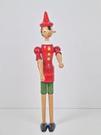 Vintage Pinokkio houten figuur handmade Italië '70, Verzamelen, Ophalen of Verzenden, Gebruikt, Mens