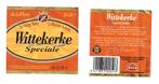 Bieretiket WITTEKERKE SPECIALE rechts onder 16/11/05, Ophalen of Verzenden, Zo goed als nieuw, Overige typen, Overige merken