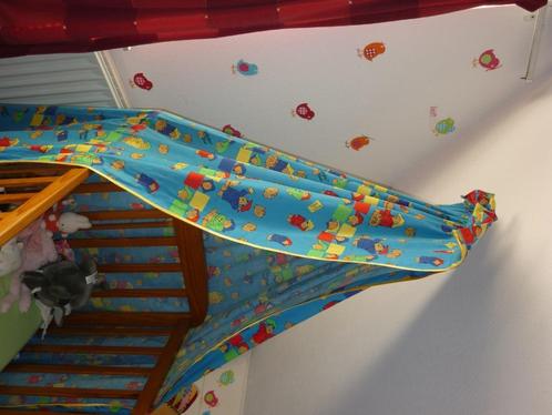 Paddington gordijnen en hemeltje met beertje Paddington, Kinderen en Baby's, Kinderkamer | Inrichting en Decoratie, Gebruikt, Gordijnen of Lamellen