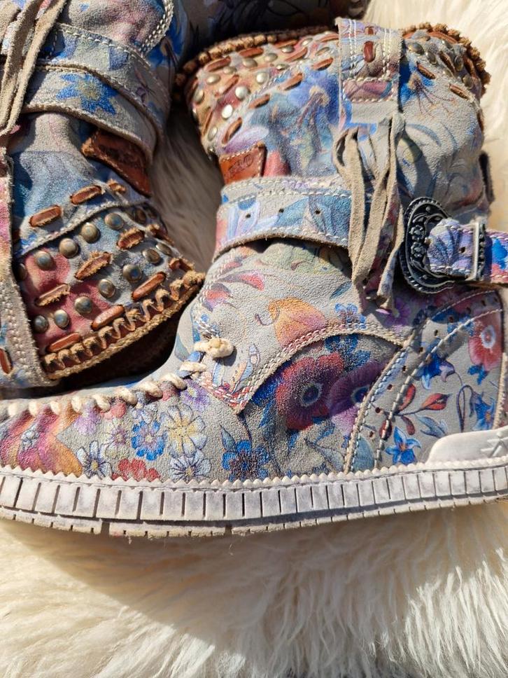 El Vaquero maat 39 met prachtige  print nieuw, Kleding | Dames, Schoenen, Nieuw, Lage of Enkellaarzen, Overige kleuren, Verzenden