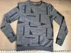 Levv sweater / trui - grijs / grafisch - maat 164, Trui of Vest, Ophalen of Verzenden, Zo goed als nieuw, Jongen
