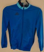 Blauw Adidas jas - Maat 140, Ophalen of Verzenden, Zo goed als nieuw, Jongen of Meisje, Jas