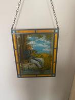 Glas in lood hanger visser, Antiek en Kunst, Ophalen of Verzenden