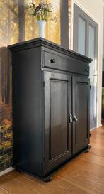 Mooie meidenkast - mat zwart, Ophalen, Gebruikt, 1 of 2 laden, 50 tot 100 cm