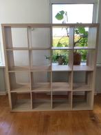 Ikea KALLAX 16 vakkenkast 147x147cm Eikenfineer Eiken kast, Ophalen, Met plank(en), Gebruikt, Overige materialen