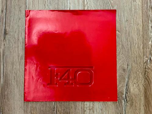 Ferrari F40 folder, Boeken, Auto's | Folders en Tijdschriften, Zo goed als nieuw, Ferrari, Ophalen of Verzenden