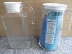 2  nieuwe waterkannen  - Pasabahce en Luminarc - 5,00 pst, Huis en Inrichting, Keuken | Servies, Overige typen, Nieuw, Ophalen of Verzenden