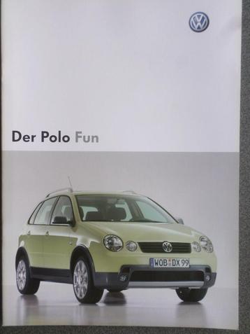 Volkswagen VW Polo Fun Brochure beschikbaar voor biedingen