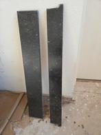 2x drempel / dorpel natuursteen antraciet ( graniet ), Ophalen, Gebruikt