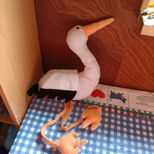 Prenatal ooievaar knuffel 27 cm gemeten zonder de poten, Kinderen en Baby's, Speelgoed | Knuffels en Pluche, Ophalen of Verzenden