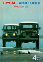 Folder Toyota LandCruiser en Hi-Lux 1982, Boeken, Auto's | Folders en Tijdschriften, Gelezen, Toyota, Verzenden