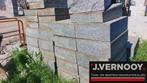 Natuursteen traptrede graniet 100x60x15cm, Tuin en Terras, Bielzen en Borders, Ophalen, Gebruikt, 100 tot 200 cm, Overige typen