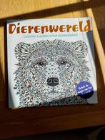 Volwassen kleurboek dierenwereld creatief tekenen kinderen, Ophalen of Verzenden, Zo goed als nieuw, Boek of Gids