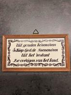 Tegeltje Nuenen met spreuk, Ophalen of Verzenden