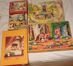 Oude vintage sprookjes puzzels, Kinderen en Baby's, Speelgoed | Kinderpuzzels, Ophalen, 10 tot 50 stukjes, Gebruikt, Van hout