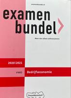 Examenbundel VWO Bedrijfseconomie 2020/2021, Boeken, Schoolboeken, Nederlands, Ophalen of Verzenden, Zo goed als nieuw